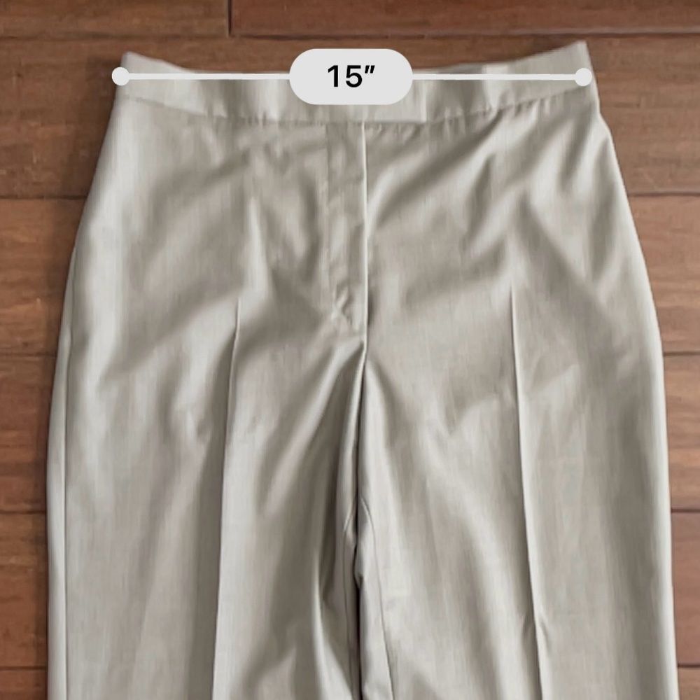 Zanella Debra Italian Luxury Super 150's Wool High Rise Debra Trousers Size 8 - Picture 5 of 14